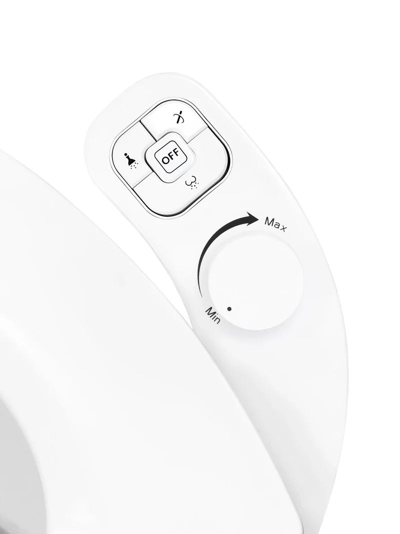 Kit de bidet WC japonais à jet réglable avec double buse et installation universelle