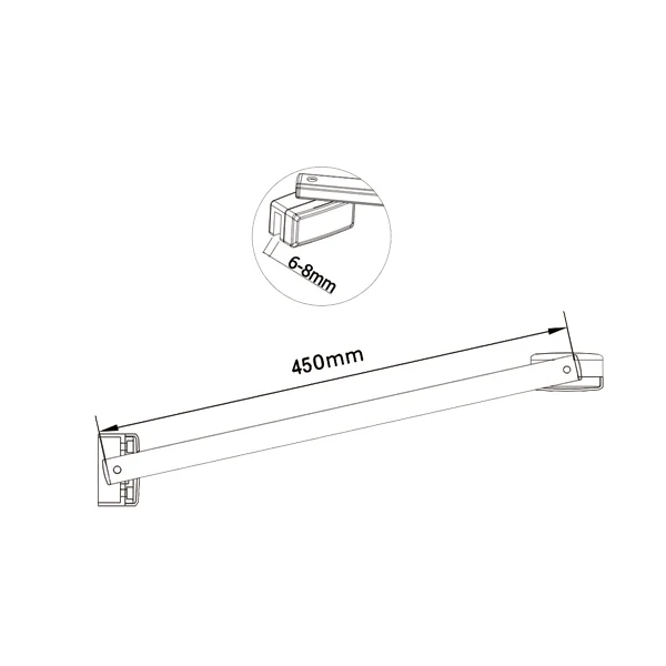 AICA paroi de douche à l'italienne 70-100x190cm en verre 8mm anticalcaire, paroi de douche avec 2 étagères et une barre de fixation 45cm la pince 360°