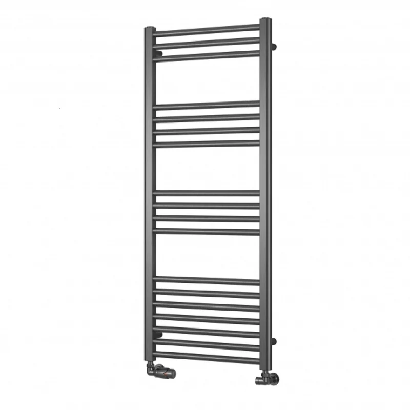 Reina Ottone 1200 x 500mm Towel Radiator- Brushed GunMetal