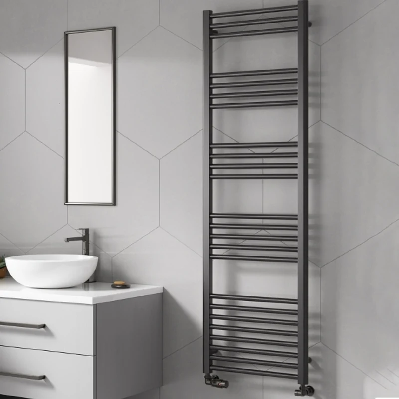 Reina Ottone 1200 x 500mm Towel Radiator- Brushed GunMetal