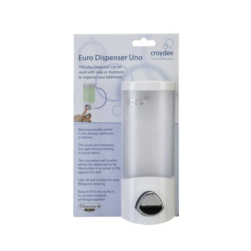 Croydex Euro Dispenser Uno - White