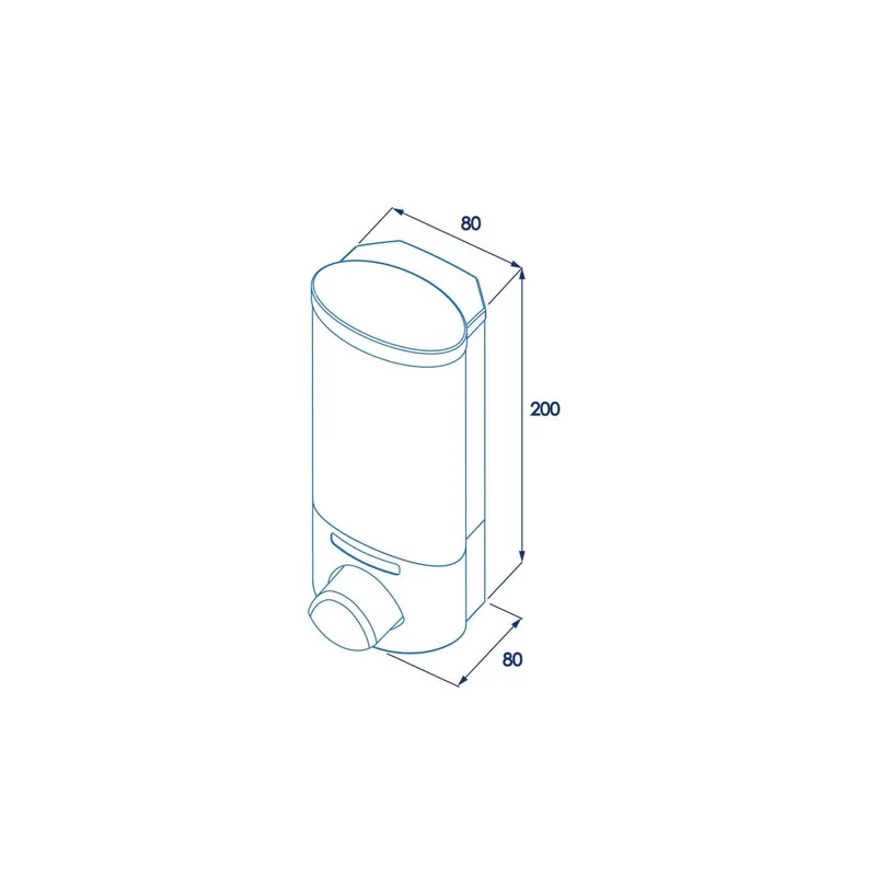 Croydex Euro Dispenser Uno - White