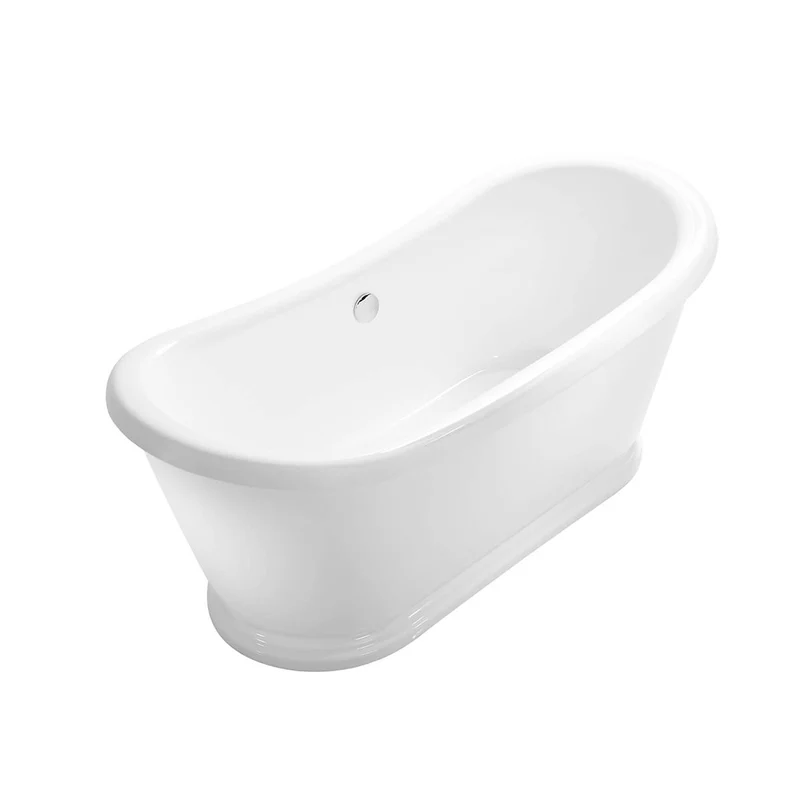 Traditional English Bateau Double Ended Slipper Bath