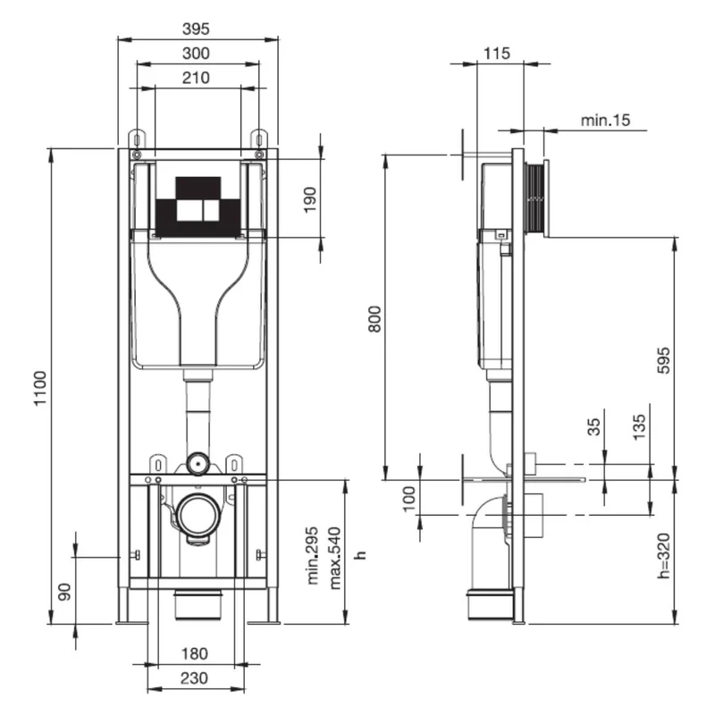 Melbourne Wall Hung Toilet Pack