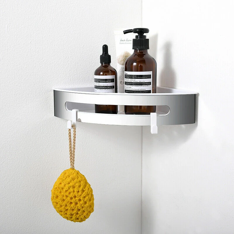 Etagère de douche en acier inoxydable-panier de douche-20.5x20.5x5 panier 1/4 de rond salle de bain