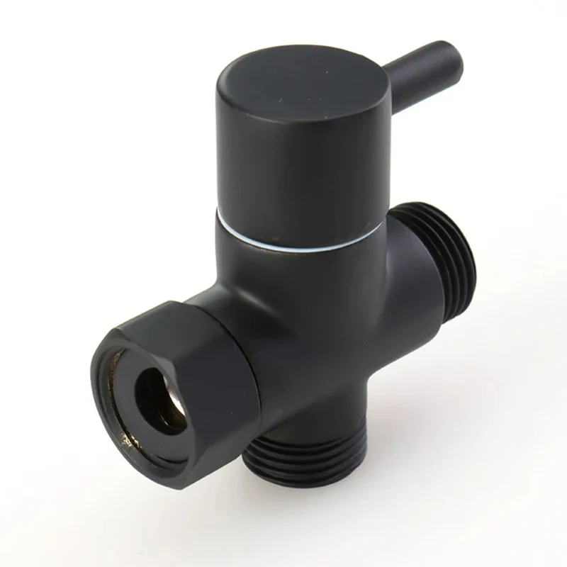 Robinet WC 3 voies noir