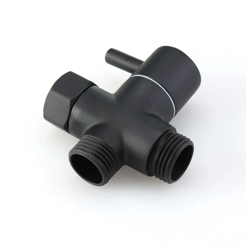 Robinet WC 3 voies noir