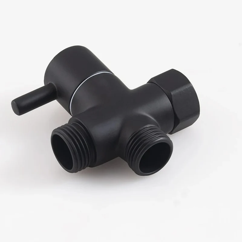 Robinet WC 3 voies noir
