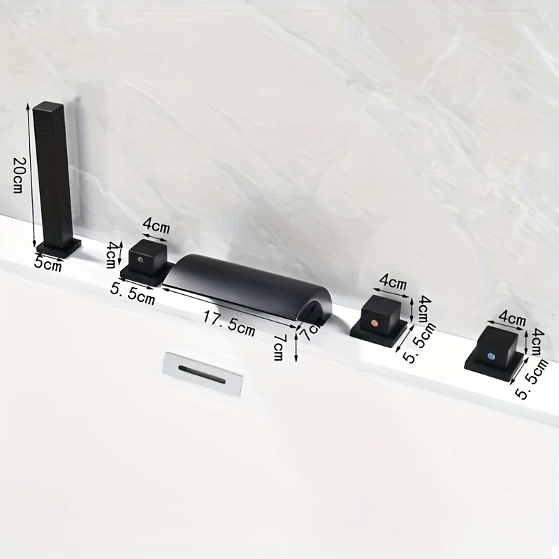 Mitigeur de baignoire LED