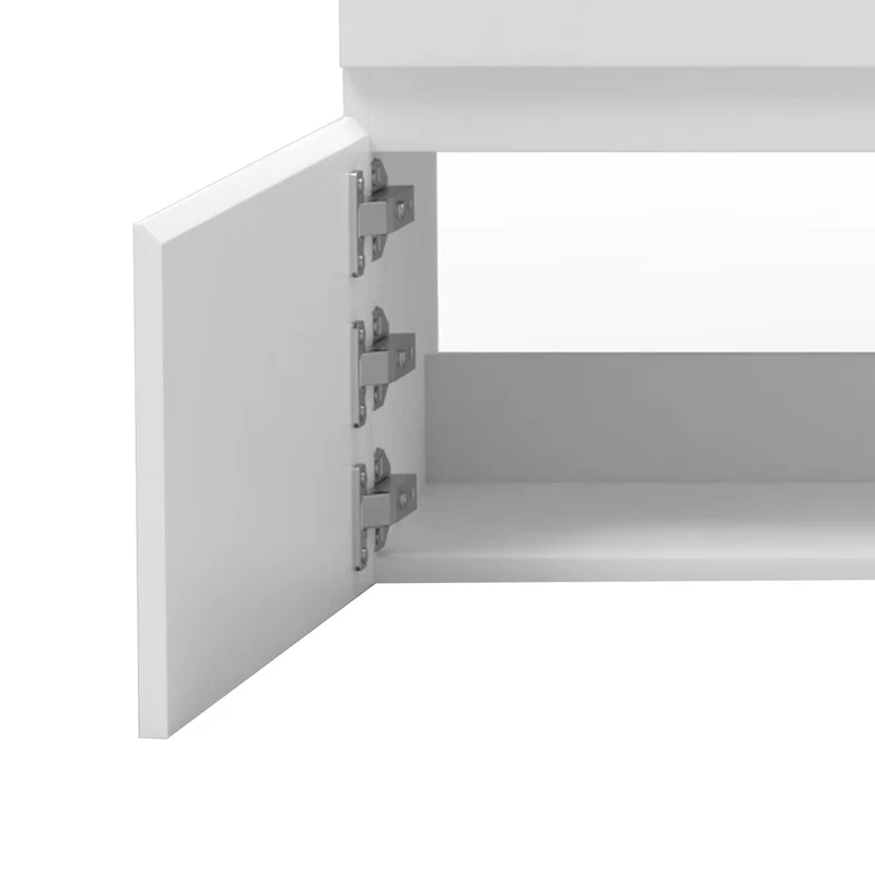 meuble de salle de bain meuble de rangement sous vasque avec lavabo 120cm à suspendre