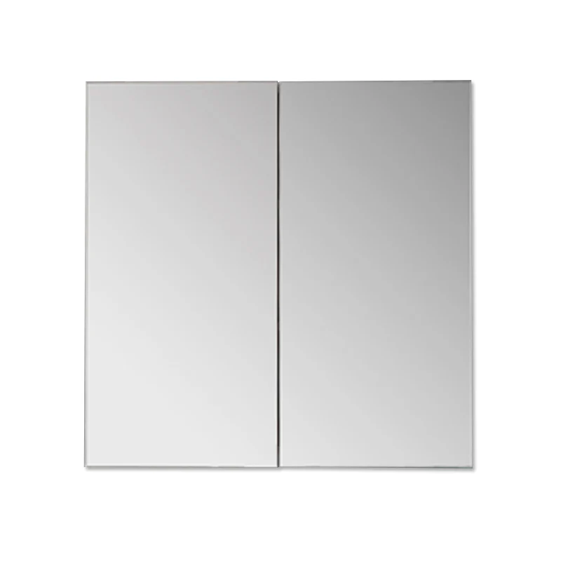 Ensemble de meubles de salle de bain, Meuble sous vasque sur pieds 2 tiroirs, vasque céramique et cabinet miroir 60cm