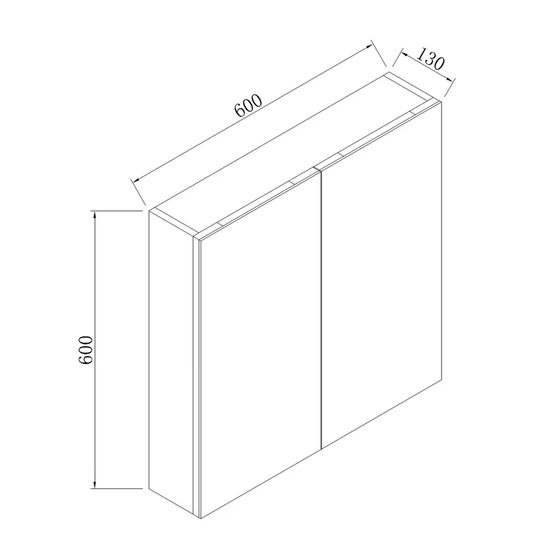 Ensemble de meubles de salle de bain, Meuble sous vasque sur pieds 2 tiroirs, vasque céramique et cabinet miroir 60cm