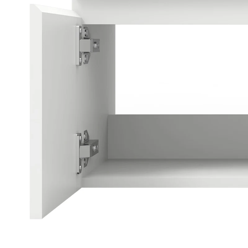 Meuble de salle de bain, Meuble de rangement avec lavabo, Meuble sous vasque suspendu, 59cm