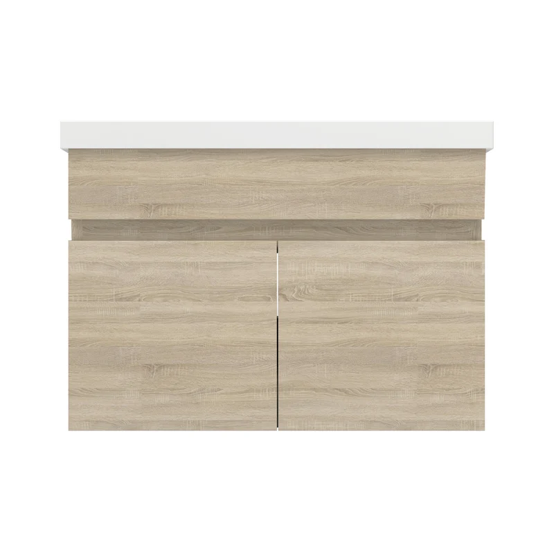 Meuble de salle de bain, Meuble de rangement avec lavabo, Meuble sous vasque suspendu, 59cm