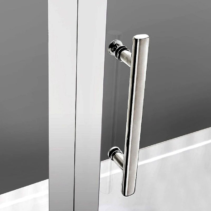 Aica porte de douche pivotante et paroi de douche et barre de fixation