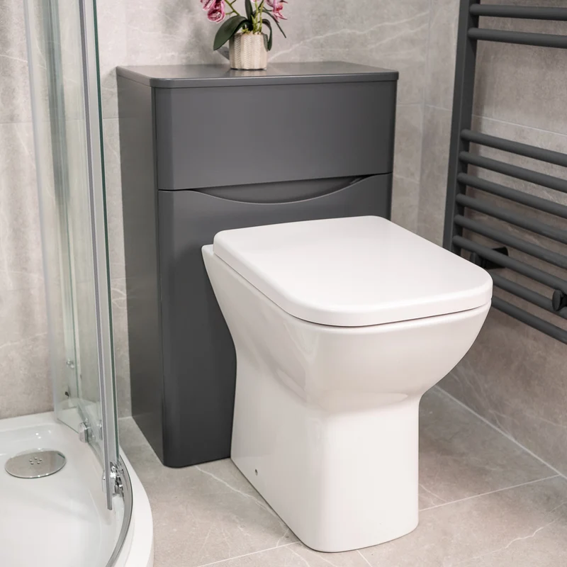 Linea Comfort Height Rimless Back to Wall Toilet & Soft Close Seat