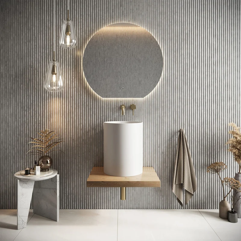 Modulo Countertop Tall Basin - Gloss White