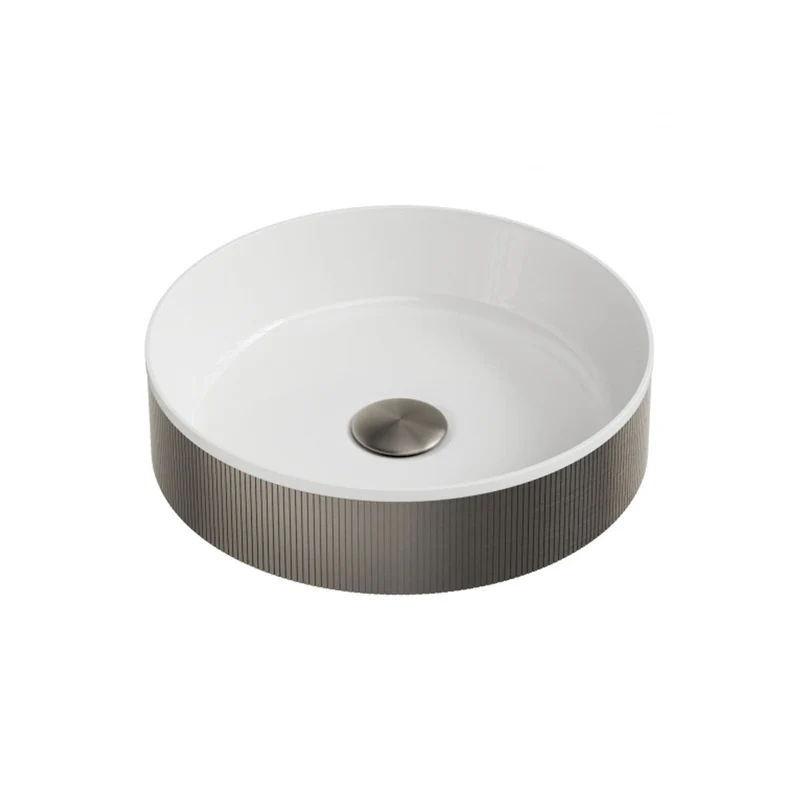 Flauto 360mm Countertop Basin - Gunmetal