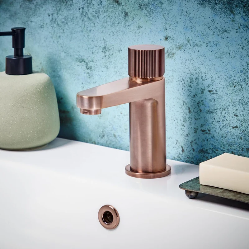 Flauto Mini Basin Tap - Brushed Bronze