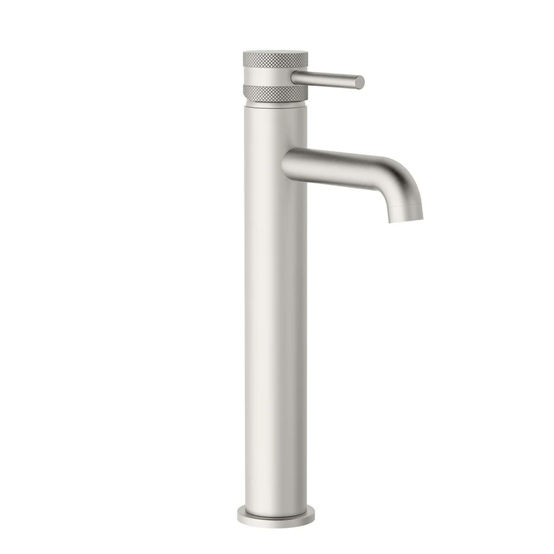 Exclusiv Tall Mono Basin Mixer - Brushed Nickel
