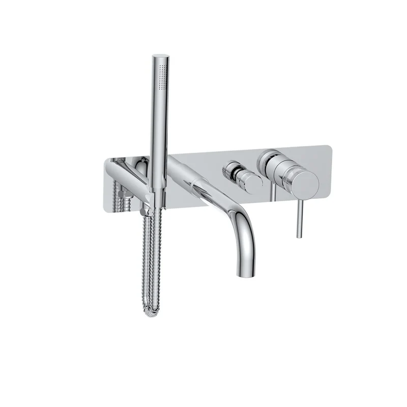 Exclusiv Wall Mounted Bath Shower Mixer - Chrome