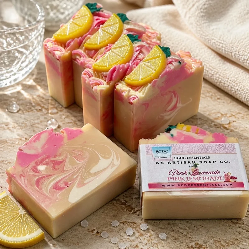 Pink Lemonade ~ Natural Handmade Cold Process Soap