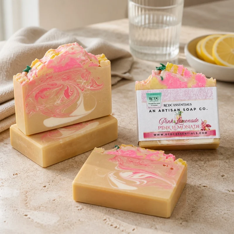 Pink Lemonade ~ Natural Handmade Cold Process Soap