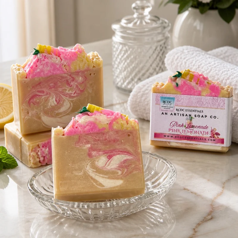 Pink Lemonade ~ Natural Handmade Cold Process Soap