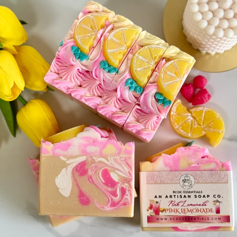 Pink Lemonade ~ Natural Handmade Cold Process Soap