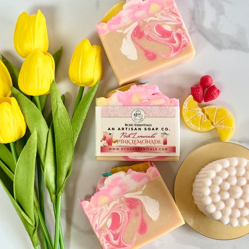 Pink Lemonade ~ Natural Handmade Cold Process Soap