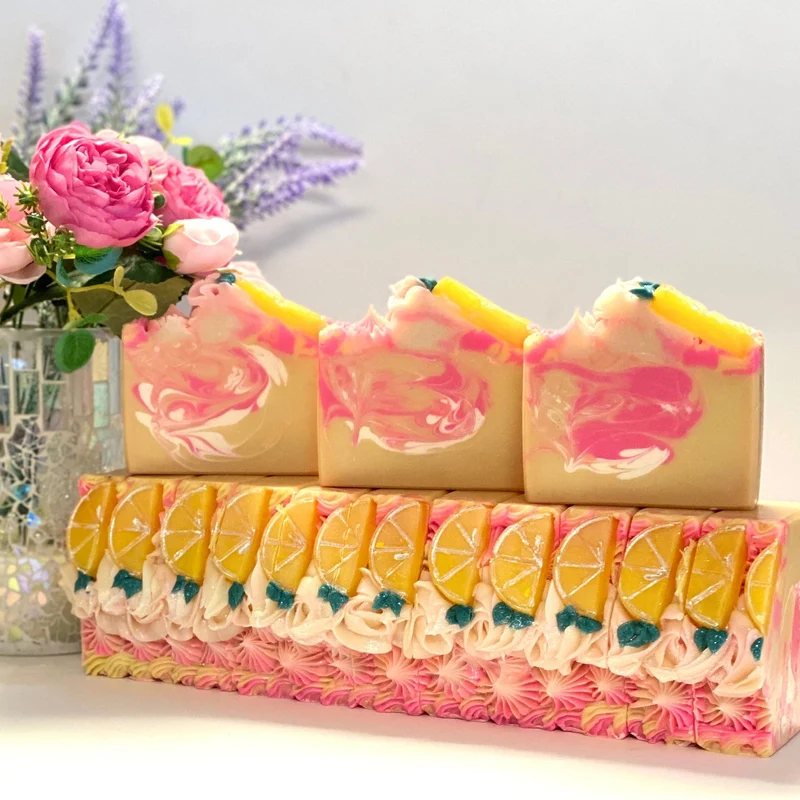 Pink Lemonade ~ Natural Handmade Cold Process Soap