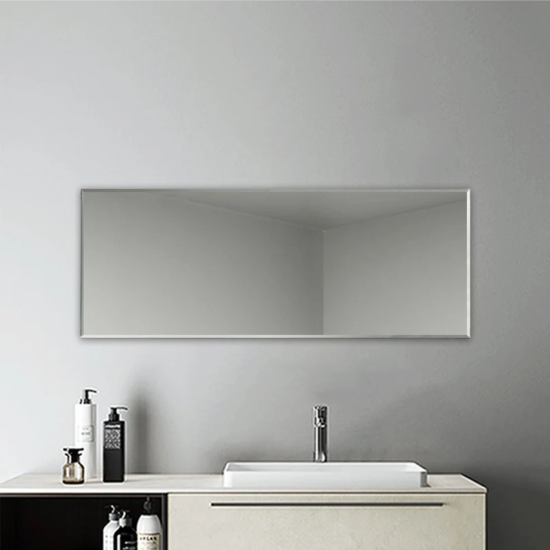 Miroir de salle de bain rectangulaire, Miroir mural biseauté 30/45/50/60/70/90cm