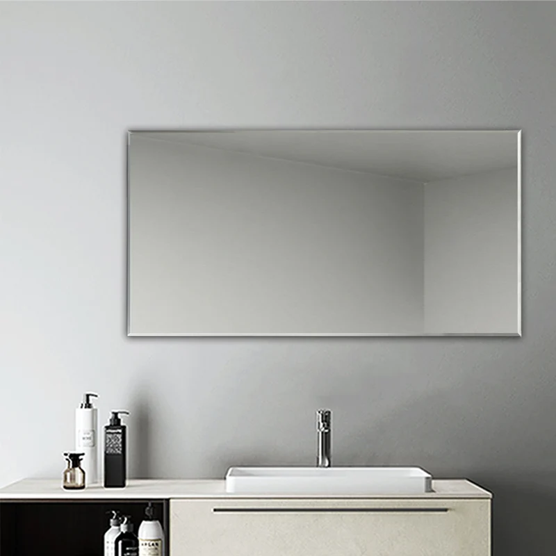Miroir de salle de bain rectangulaire, Miroir mural biseauté 30/45/50/60/70/90cm