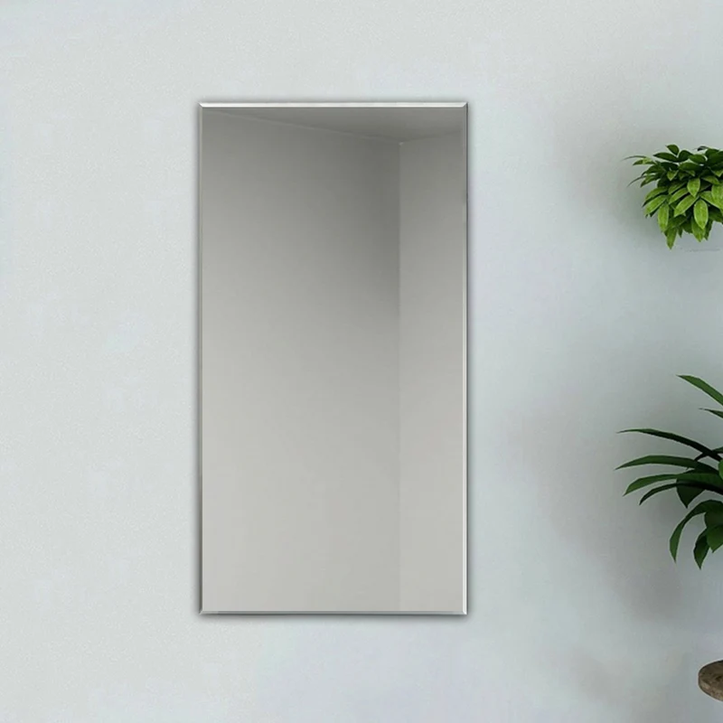 Miroir de salle de bain rectangulaire, Miroir mural biseauté 30/45/50/60/70/90cm