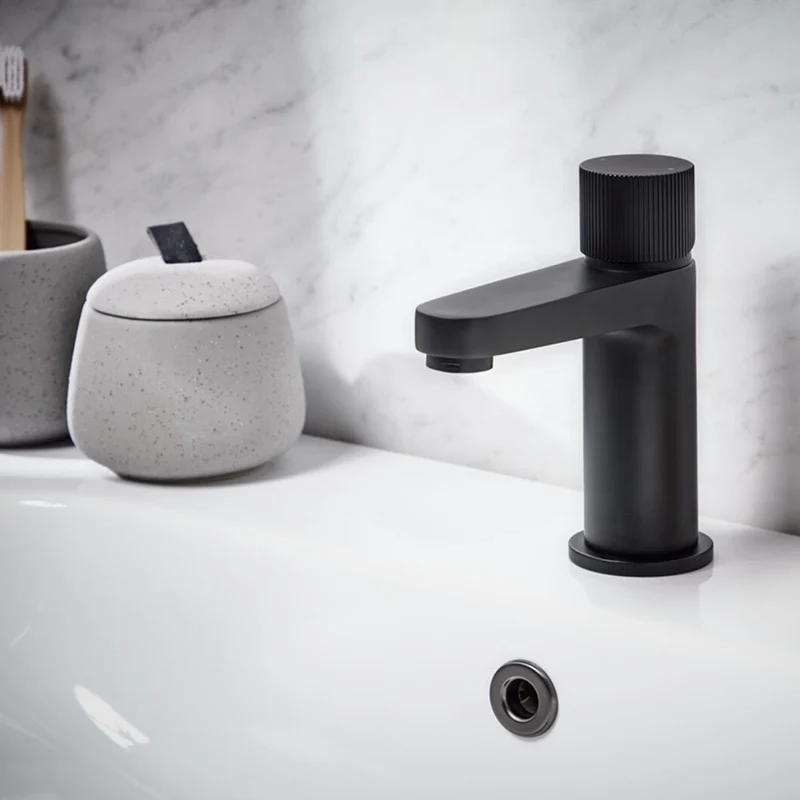 Flauto Mini Basin Tap - Black
