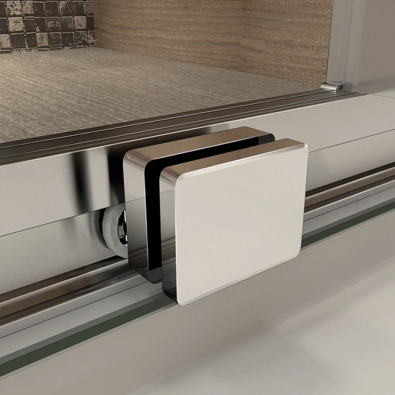 Aica porte de douche coulissante 90x80x185cm Aica cabine de douche avec receveur 80x90x3cm