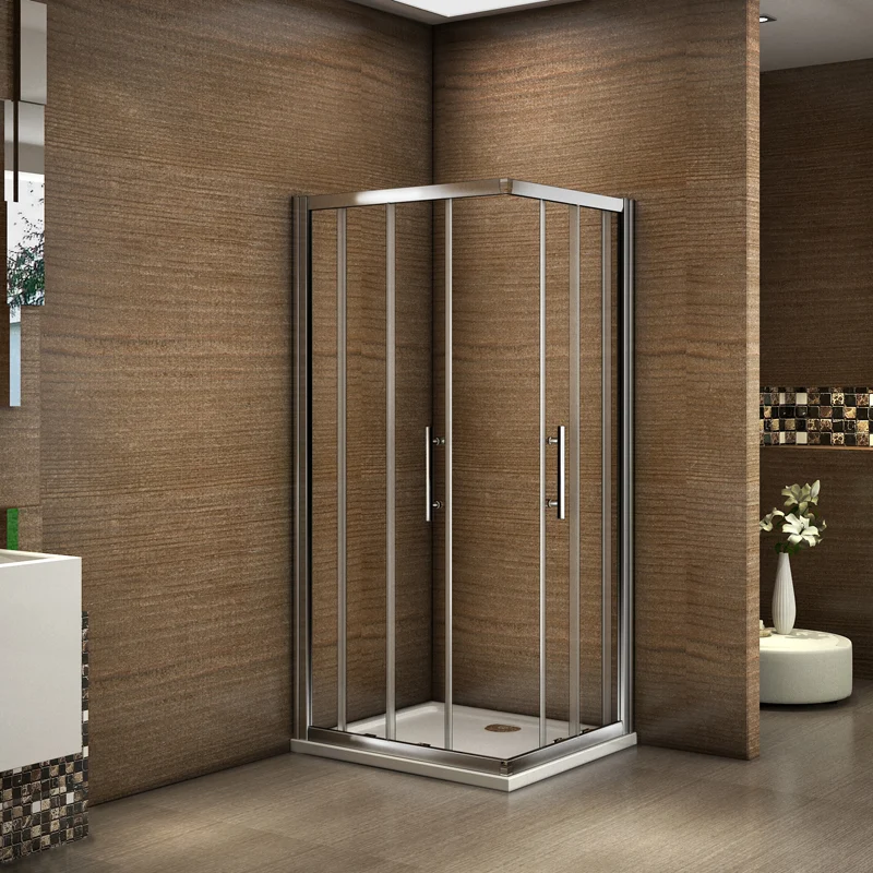 Aica porte de douche coulissante 90x70x185cm Aica cabine de douche avec receveur 70x90x3cm