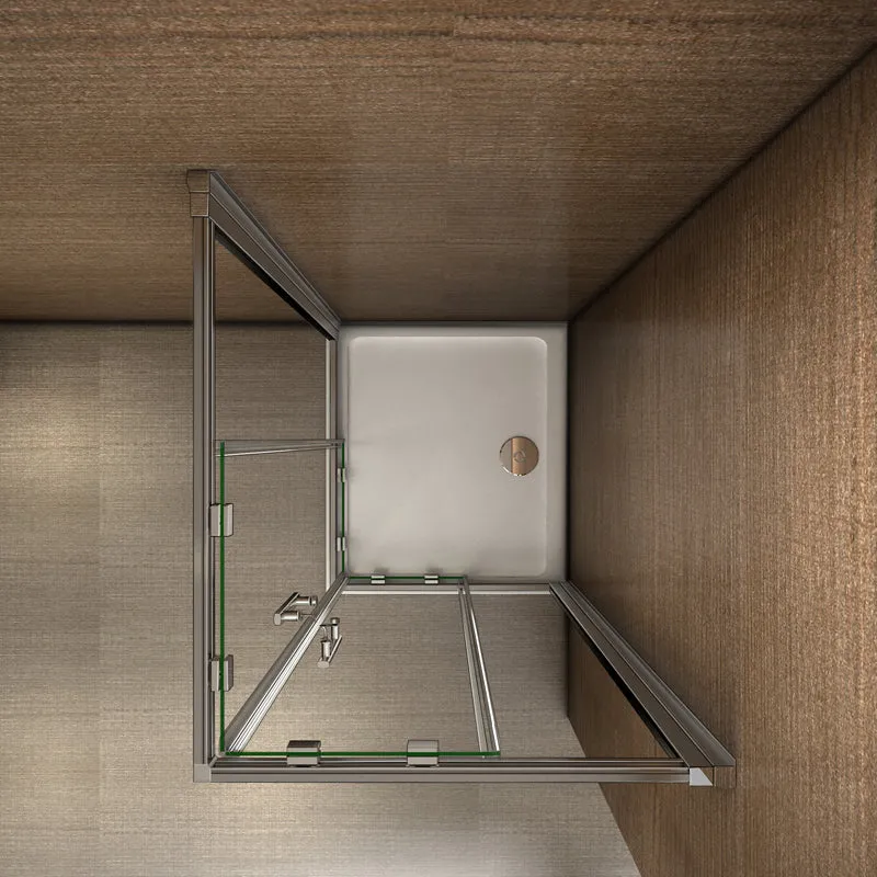 Aica porte de douche coulissante 90x70x185cm Aica cabine de douche avec receveur 70x90x3cm