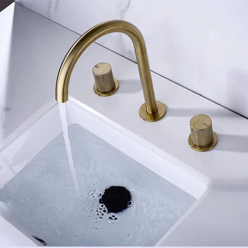 Robinet Melangeur Salle de Bain - Cygne Or
