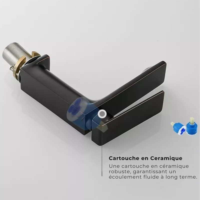Robinet Mitigeur Salle de Bain - Précision Noir
