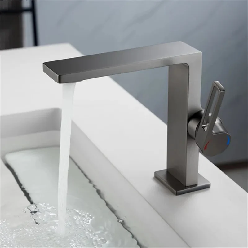 Robinet Mitigeur Salle de Bain - Epure Gunmetal