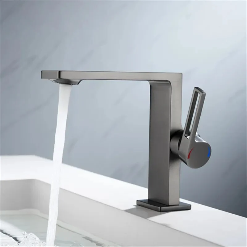 Robinet Mitigeur Salle de Bain - Epure Gunmetal