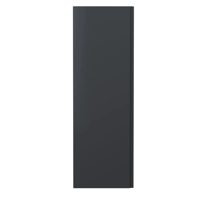Urban 400mm Wall Hung Tall Unit - Soft Black Satin
