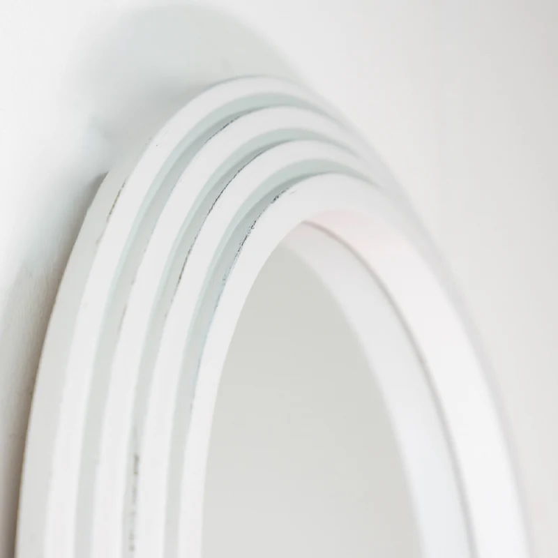 Stepped Pill Shape Dressing Mirror