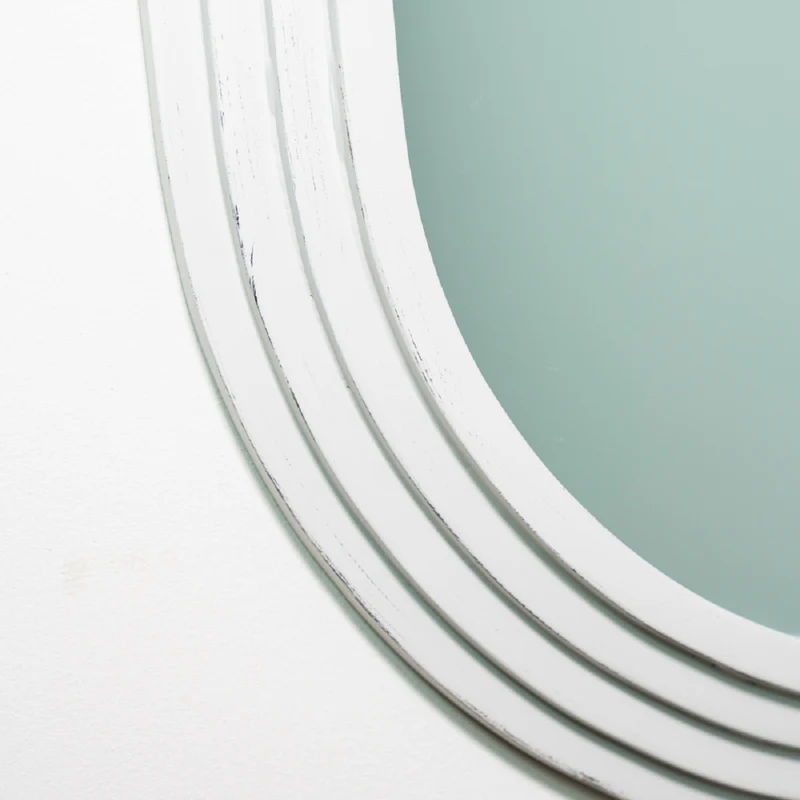 Stepped Pill Shape Dressing Mirror