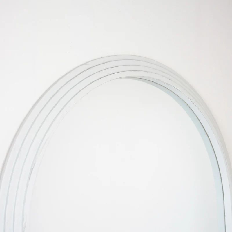 Stepped Arched Leaner Mirror Oyster 80 x 180cm