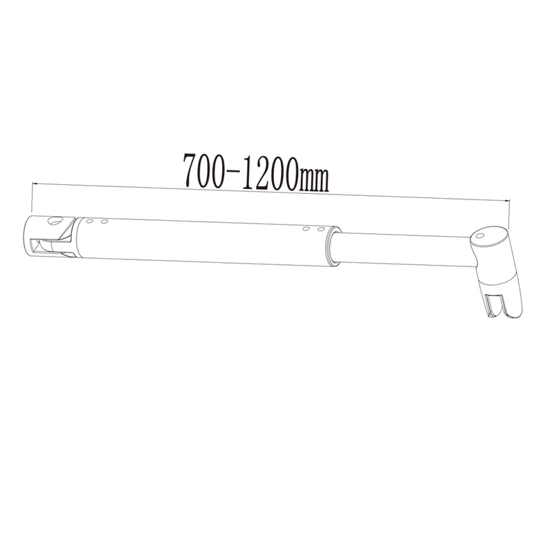 Aica paroi de douche à l'italienne, paroi de douche en 8mm verre anticalcaire, livré avec une barre extensible 70-120cm