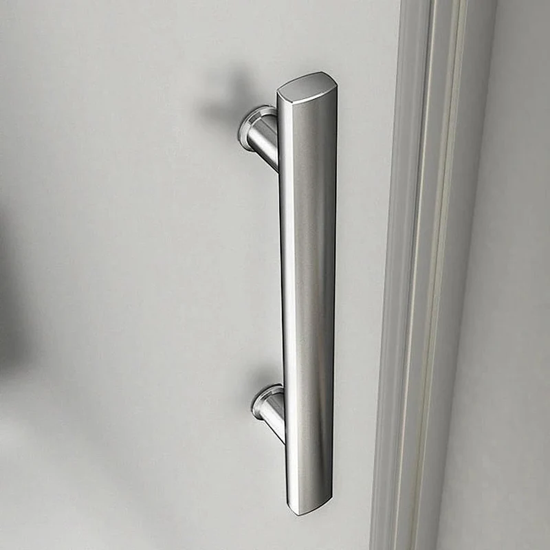 Aica porte de douche pivotante 185cm hauteur verre anticalcaire et sablé installation en niche