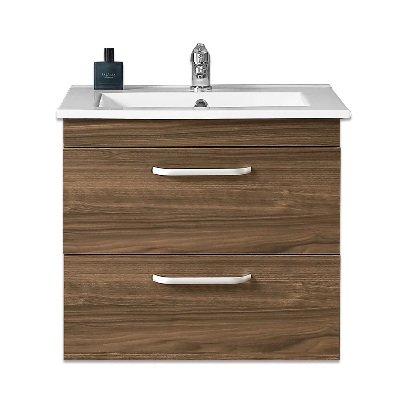 Lot de meuble de salle de bain complet avec meuble+vasque+miroir