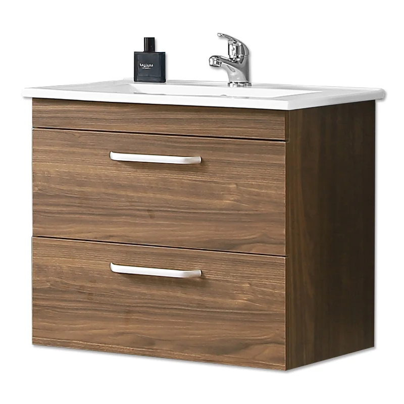 Lot de meuble de salle de bain complet avec meuble+vasque+miroir